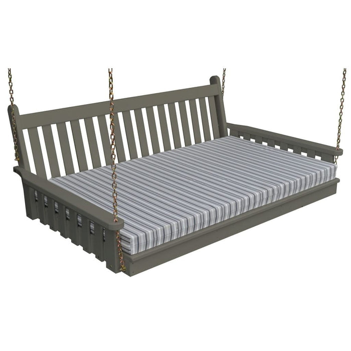 A&L Furniture Pine Traditional English Swing Bed